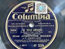 78 rpm JOSEPHINE BAKER - J'ai deux amours -La petite Tonkinoise- COLUMBIA DF 229