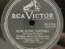 MINT Phil Moore | Blink Before Christmas / Crinchy Old Scrooge 78 RPM RCA 5538