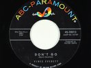 Rock & Roll 45 - Vince Everett - Don't Go/Such A Night - ABC-Paramount