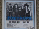 Zeotrope The Right Way vinyl record 1980 Hard Rock Heavy Metal 7 inch single