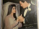 PHOTO: Elvis Presley & Priscilla Wedding CLAMBAKE LP INSERT BONUS 1967 - RARE