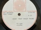 Jeff Lynne ELO Doin' That Crazy Thing ACETATE Allen Zentz 1/1 In Studio Cut 1981