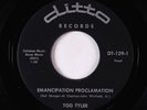 R&B Soul Popcorn 45 - Tod Tyler - Emancipation Proclamation - Ditto