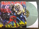 Iron Maiden - The Number Of The Beast Lp Vinyl Color Grey Marble