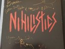 Nihilistics st lp signed and bitten by Ron Rancid NYHC rare punk gem