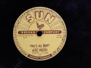 ELVIS PRESLEY 78 1954 THAT’S ALL RIGHT BLUE MOON KENTUCKY SUN RECORD 209 U-128/9