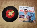 AUTOGRAPHED 1960s EXCELLENT BOB LUMAN The Great Snow Man / The Pig Latin 45