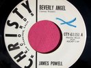 JAMES POWELL - Beverly Angel / Lidia - Promo 45 rpm Christy 61151 (CCR members)