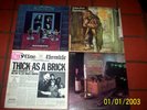 JETHRO TULL ( 4 ) LP lot:  THICK AS A BRICK / CLASSIC CASE / AQUALUNG / BENEFIT