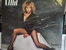 Tina Turner autograph -PRIVATE DANCER-LP, Promo Copy