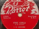 HEARJ.B. Lenore Fine Girls I Lost My Baby Parrot 821 Blues 78 RPM