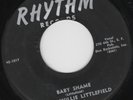 Little Willie Littlefield Baby Shame Rhythm Records 45 '57 orig press VG- Blues