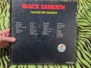 BLACK  SABBATH ,  HAND OF DOOM  ,  ORIGINAL  RARE  4 LP  BOX SET Missing Cover