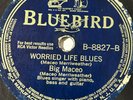 Big Maceo - Bluebird 78 RPM - Texas Blues/Worried Life Blues - RARE 1st