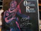 RARE OZZY OSBOURNE SIGNED CRAZY TRAIN UK 12
