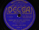 BUMBLE BEE SLIM: meet me in the bottom / no good woman DECCA Single 78 RPM