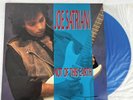 RARE OG Joe Satriani - Not Of This Earth blue vinyl LP Relativity 1988 NM- / VG+