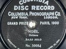 Bass Solo: Noël (Holmes) 78RPM 7
