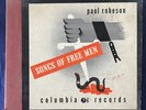 PAUL ROBESON Songs Of Free Men 4x78 - Columbia M534 red binding - VG+/VG