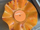 Record Bowl - Upcycled & Repurposed ORANGE Bowl - Frank Ocean Channel Orange