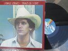 George Strait - Strait Country LP MCA 5248 1981 Debut Vinyl 1st Press No Barcode