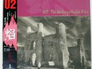 U2 UNFFORGETTABLE FIRE ISLAND 28SI252 Japan OBI INSERT VINYL LP