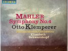 OTTO KLEMPERER. MAHLER SYMPHONY NO.4. (COLUMBIA SAX2441)