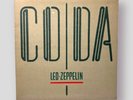 Led Zeppelin Coda LP Vinyl 1982 Swan Song Record Original 90051-1