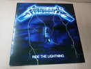 Metallica --ride the lightning   -- LP' - white    vinyl  -