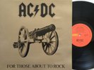 AC/DC *FOR THOSE ABOUT TO ROCK* RARE AU/NZ 1987 RE-PRESS RED ALBERT 12