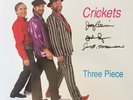 THE CRICKETS Three Piece Vinyl Record Album LP Rollercoaster 1987 Signed & Rock