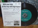 1000 ISSUED  HISTORIC 1960 JFK CAMPAIGN UNPLAYED MINT PROMO 45 w/copy of COUPON