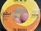 RARE The Beatles CANADA 45 P.S. I Love You Love Me Do CAPITOL SWIRL VG+*