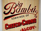 CHEECH AND CHONG Big Bambu Vinyl LP with Rolling Papers 1972