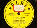 BOBBY SMITH: baby don't shake those hips at me / lightfoot RUBY Single 78 RPM