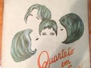 QUARTETO EM CY DEBUT LP  FORMA BRAZIL VG+  MONO GATEFOLD COVER RARE BOSSA