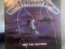 Metallica Ride the Lightning 1983 LP Specialty press  Elektra 9 60396 1 Re issue