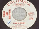 SIMON & GARFUNKEL • I Am A Rock 1966 45 PROMO Rare Dark Red Vinyl LISTEN EX+