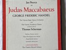 Handel - Judas Maccabaeus, Jan Peerce Scherman 3 LP Box Set 1960's US PRESS NM