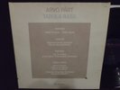 ARVO PART - TABULA RASA LP RARE 1984 ECM NEW SERIES GERMANY 1ST PRESS W/ BOOKLET