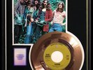 BLACK SABBATH OZZY OSBOURNE PARANOID GOLD RECORD W-PRINTED SIGNED AUTOGRAPH RARE