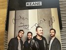 Fully SIGNED KEANE 12” BOOK SLEEVE CAUSE AND EFFECT LP BLUE 10” 2CD LITHOGRAPH