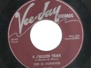 DOO WOP  * EL DORADOS  *   A FALLEN TEAR   *  VG++