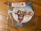 Iron Maiden Can I Play With Madness SHAPED PICTURE DISC 1988 Orig.  Never used