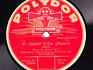 Busch SQ. Mozart (Quartet D-maj - Andante + Menuet). Polydor 72795.  NM-, scr