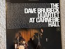 DAVE BRUBECK QUARTET AT CARNEGIE HALL PART 1 & 2 - COLUMBIA C2S 826  DOUBLE LP