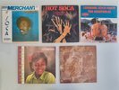 Five Vintage Soca Jamaican Calypso Vinyl Albums.