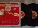 EAGLES LIVE ️ Vinyl LP 1980 Record EMBOSSED GATEFOLD Double Album POSTER  EX/EX