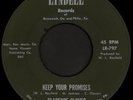 CLARENCE GLOVER Keep Your Promises 45 Lyndell Rare 1970s Philly Sweet Soul Funk