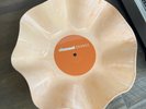 Record Bowl - Upcycled & Repurposed ORANGE & CREAM - Frank Ocean Channel Orange